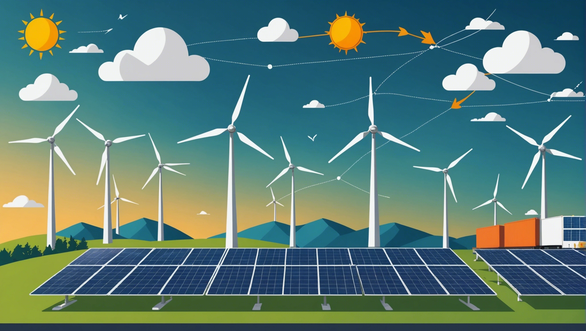 Applications du stockage d'énergie en timelapse dans le domaine de l'énergie renouvelable
