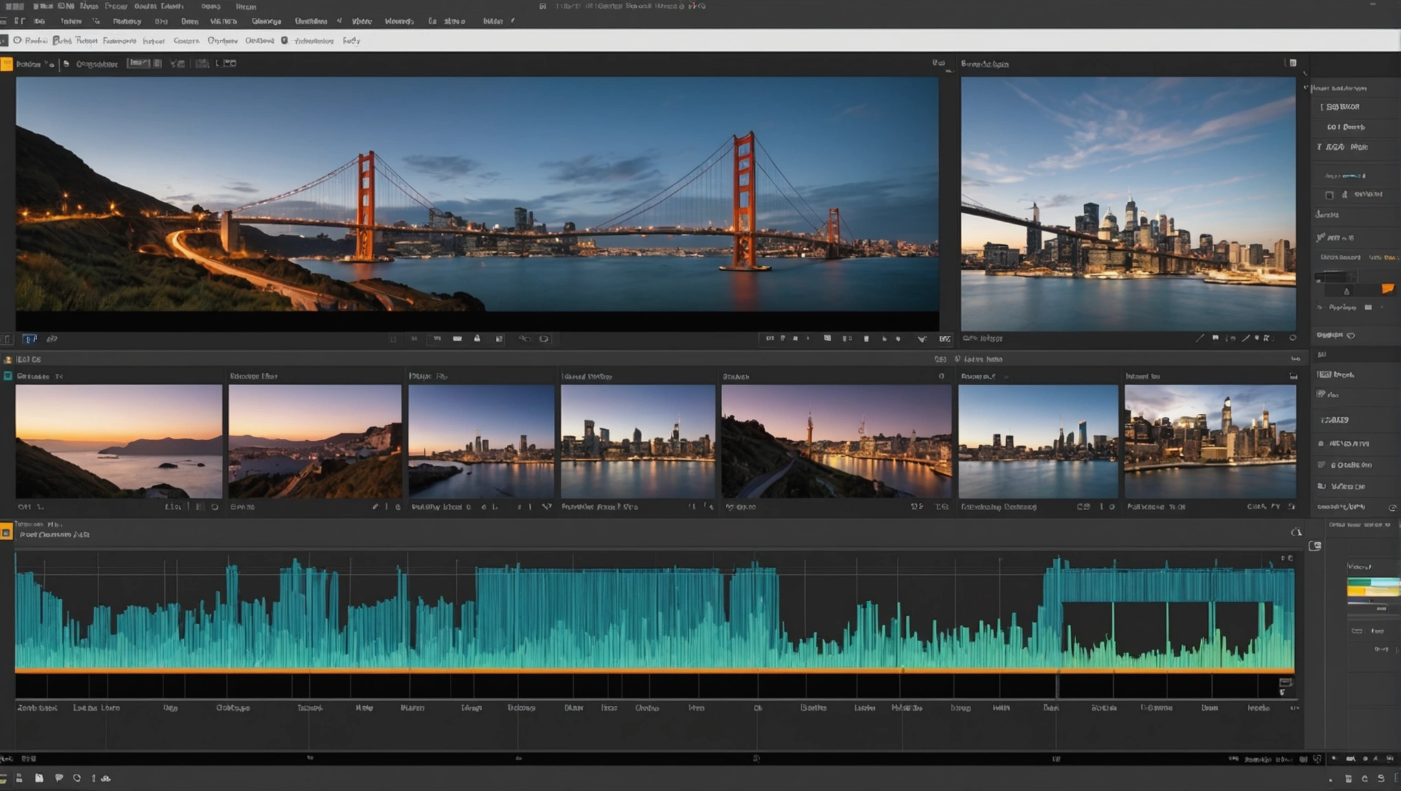 Post-production et montage d'un timelapse