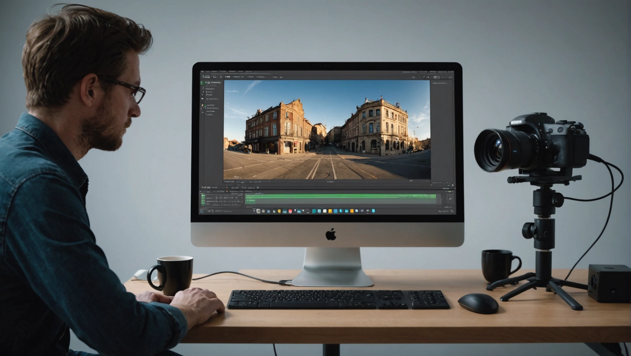 Post-production du timelapse d'installation