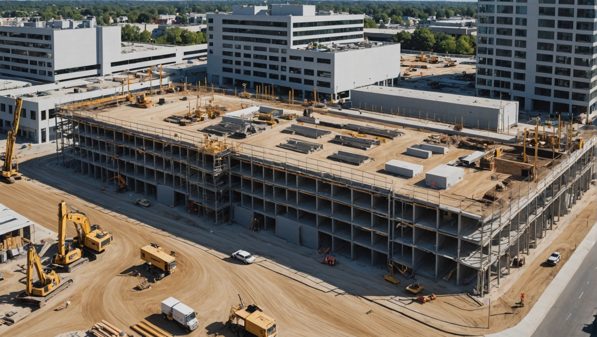 Suivi précis de l'avancement des travaux avec le timelapse